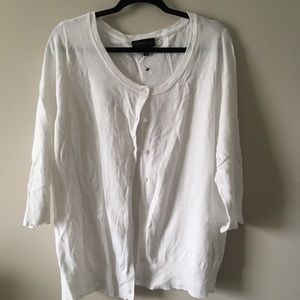 Lane Bryant Women’s White Cardigan 18/20